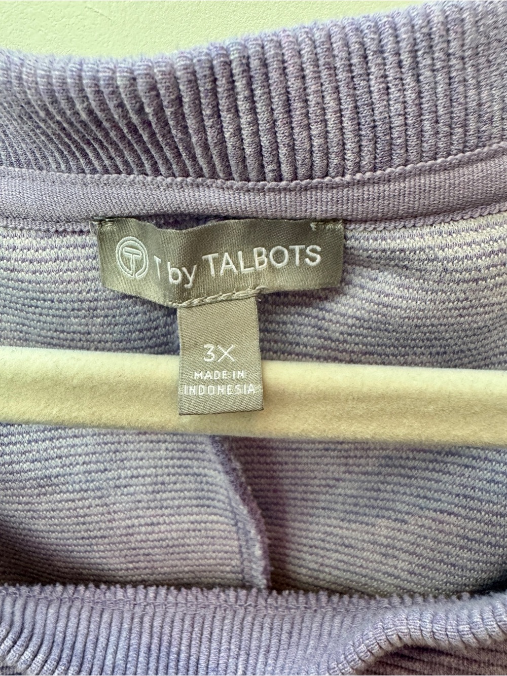 Talbots Lavender Pullover - Picture 4 of 5